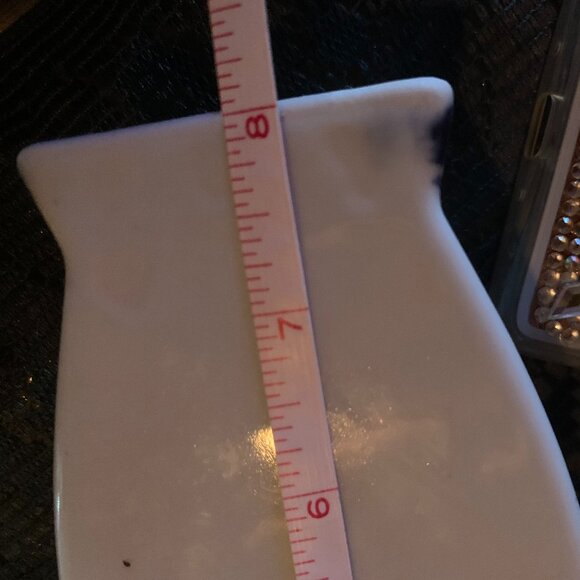 Chinese porcelain wall pocket vase blue and white set of 2 - Picture 4 of 10